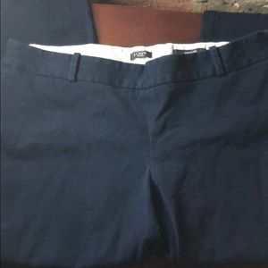Navy ankle length pants